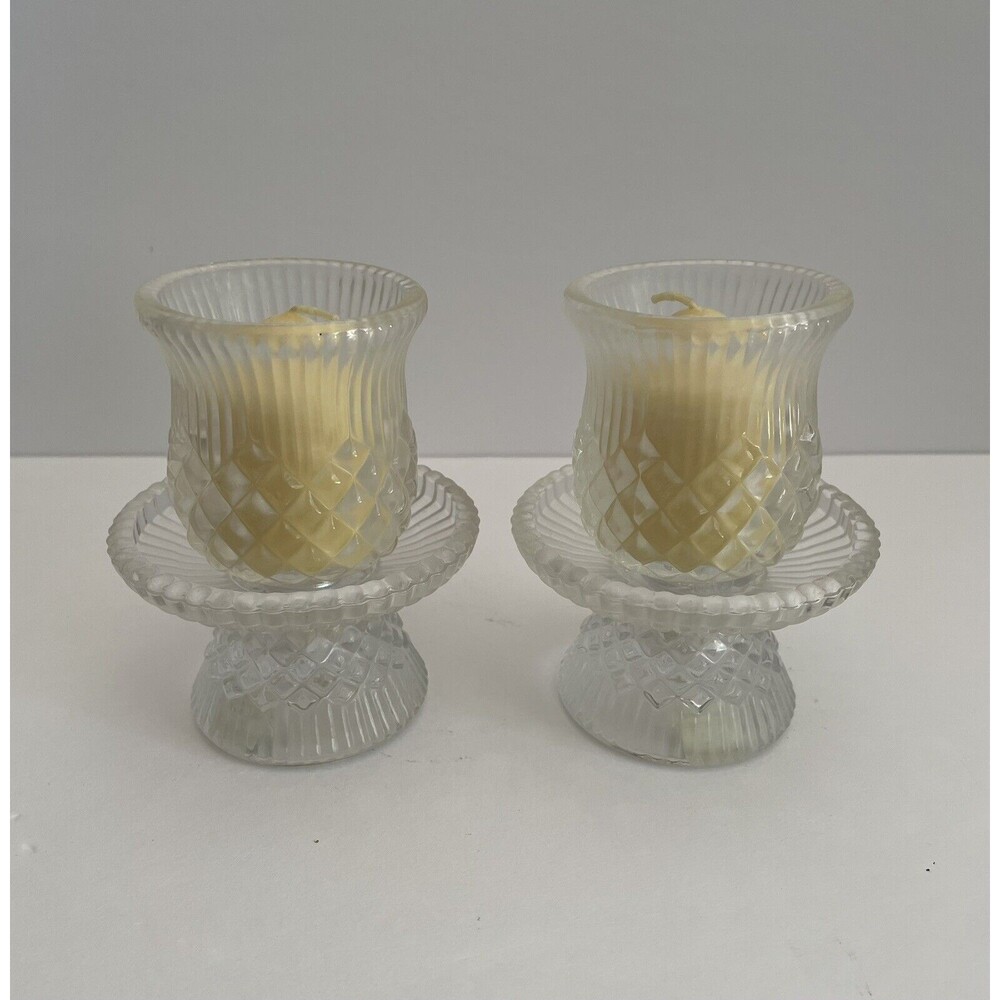 Vintage Partylite Dual Candle Holders.  Set Of 2